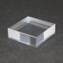 Crude acrylic base 30x30x10mm display for minerals Le Comptoir du Socle