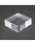Socle acrylique, angles droits, 25x25x10mm