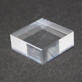 Acrilic display,right edge, 25x25x10mm