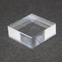 Socle acrylique brut 25x25x10mm présentoir pour minéraux