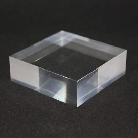 Acrylic display, right edge, 60x60x20mm