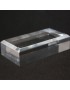 Acrylic display, bevelled edge : 50x100x20mm