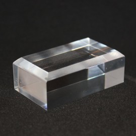 Acrylic display, bevelled edge : 30x50x20mm