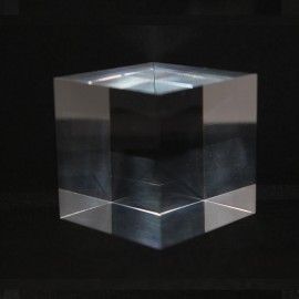 Socle acrylique cube 50x50x50mm supports pour minéraux