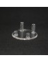 Lot 100 pièces : Support 4 pieds diamètre 50mm plastique pour mineraux