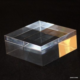 Acrylic base 100x100x30mm mineral display