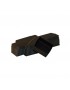 Lot 50 black cardboard boxes Modular : 65x63x25mm