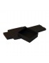 Lot 50 black cardboard boxes Modular : 87x65x25mm