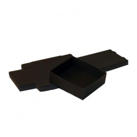 Lot 50 black cardboard boxes Modular : 87x65x25mm