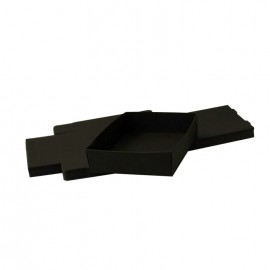 Lot 50 black cardboard boxes Modular : 98x87x30mm