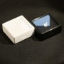 Gemstone boxes 30x30x17 white or black cut stone protection