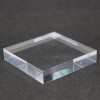 Lot 10 socle plexiglass + 1 gratuit 50x50x10mm présentoir vitrine
