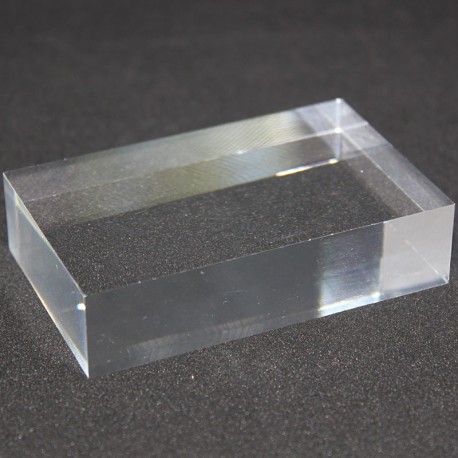 Lot 10 transparent + 1 frei 80x50x20mm Vitrine