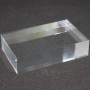 Lot 10 socles transparent + 1 gratuit 80x50x20mm présentoir vitrine