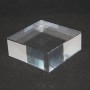 Lot 10 socle transparent + 1 gratuit 50x50x20mm présentoir vitrine