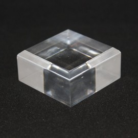 Lot 10 Acrylic displayl beveled edge + 1 free 40x40x20mm