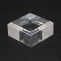 Lot 10 socles biseautés plexis cristal + 1 gratuit 40x40x20mm supports présentoir