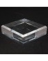 Acrylic base 120x120x30mm bevelled angles media