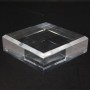 Acrylic base 120x120x30mm bevelled angles media for minerals
