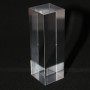 Présentoir acrylique prisme 60x20x20mm socles pour minéraux