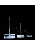 Adjustable pedestal supporting 40x40x10mm