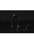 75x65mm Chevalet métallique acier chromé supports pour collection