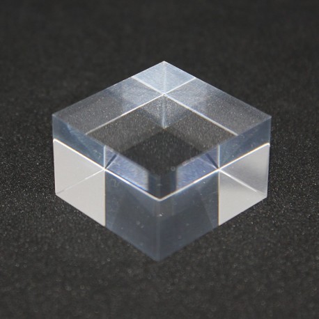 Socle acrylique brut 30x30x20mm présentoir pour minéraux