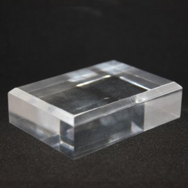 Acrylic display, bevelled edge : 45x65x20mm