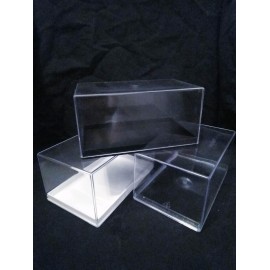 Transparent box : 130x80x65mm