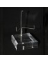 Socle angle biseauté support métal modulable 40x40x20mm