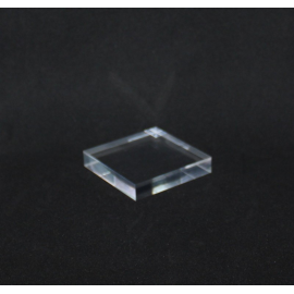 Lot 10 pedestals transparent + 1 free 60x60x10mm display showcase