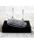 Plastic display stand, square, 100x75 / 60mm