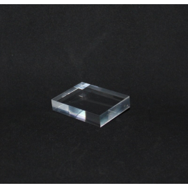 Crude acrylic base 60x45x12mm display for minerals