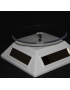 Rotating pedestals triangular solar energy, white