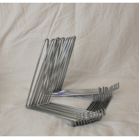  Lot 10 pieces : Metal chrome steel bridge supports for collection