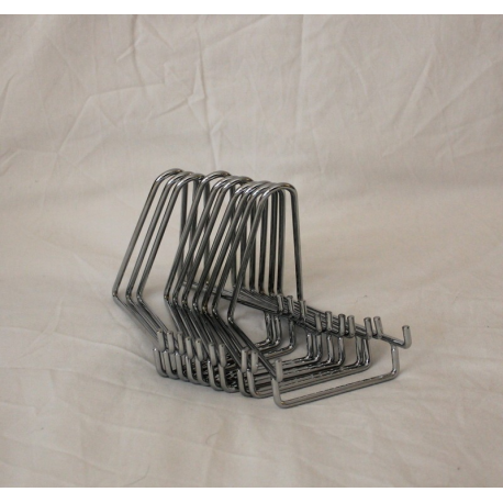 Lot 10 pieces : Metal chrome steel bridge supports for collection