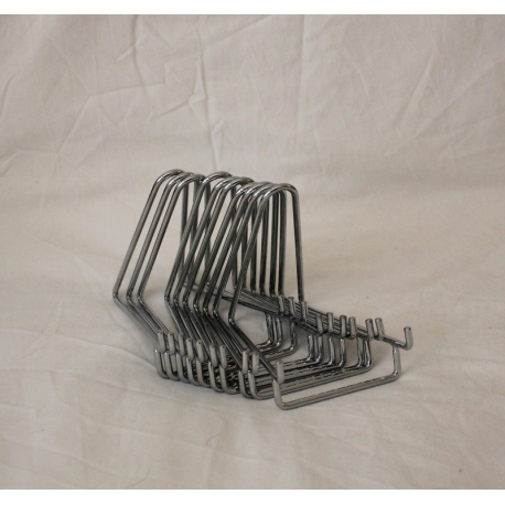  Lot 10 pieces : Metal chrome steel bridge supports for collection