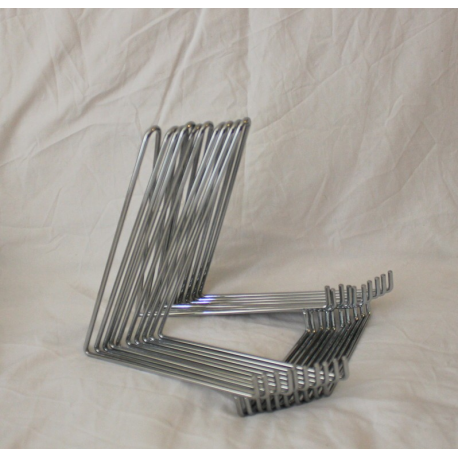  Lot 10 pieces : Metal chrome steel bridge supports for collection