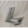  Lot 10 pieces : Metal chrome steel bridge supports for collection