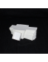 Lot 50 white cardboard boxes Modular :56x51x25mm