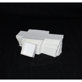 Lot 50 white cardboard boxes Modular :56x51x25mm