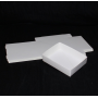  Lot 50 white cardboard boxes Modular : 98x87x30mm