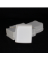Lot 50 white cardboard boxes Modular : 130x99x30mm