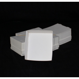 Lot 50 white cardboard boxes Modular : 130x99x30mm