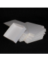 Lot 50 white cardboard boxes Modular : 130x130x35mm