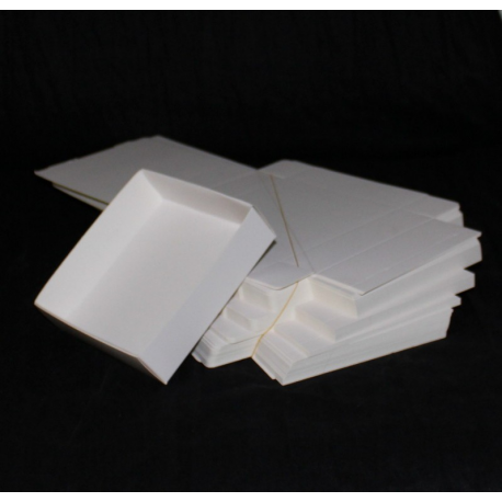  Lot 50 white cardboard boxes Modular.