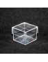 Transparent box : 28x28x22mm : lot 100 pièces
