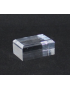 Socle acrylique angles biseautés 50x40x15mm 10 +1 offert