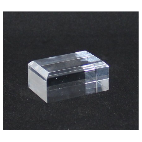 Acrylic base bevelled angles 30x40x15mm