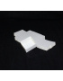 Lot 50 white cardboard boxes modular : 30x30x16mm